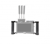 Single Director's Monitor/Sender Cage (WC V-Mount Dual D-Tap)