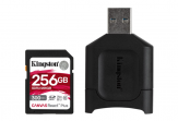 SDXC 256GB Canvas React Plus UHS-II V90 + USB Reader (300/260 Mb/s)