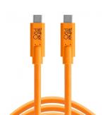 TetherPro USB-C to USB-C 4.6m Orange