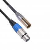 XLR-XLR mini cable 0.5m