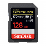 Sandisk SDXC Extreme Pro Class 10 UHS-I U3 (170/90MB/s) 128GB