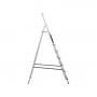 Hensel Three-section folding ladder with 8 steps