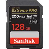 SDXC Extreme Pro 128GB 200MB/s V30 UHS I