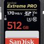 Sandisk Extreme PRO SDXC 512 ГБ Class 10 V30 UHS-I U3